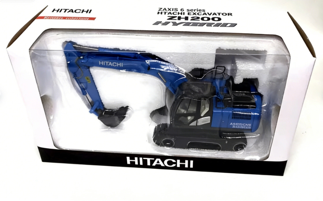 1:50 HITACHI ZH200-6 Excavator Construction Machinery Equipment Diecast Model