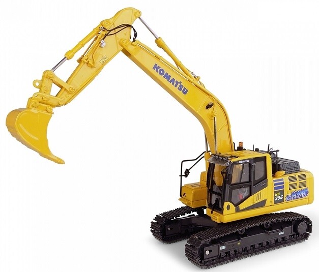 UNIVERSAL HOBBIES – KOMATSU HB205 LC-3 Hybrid Excavator – 1/50 – UH8136