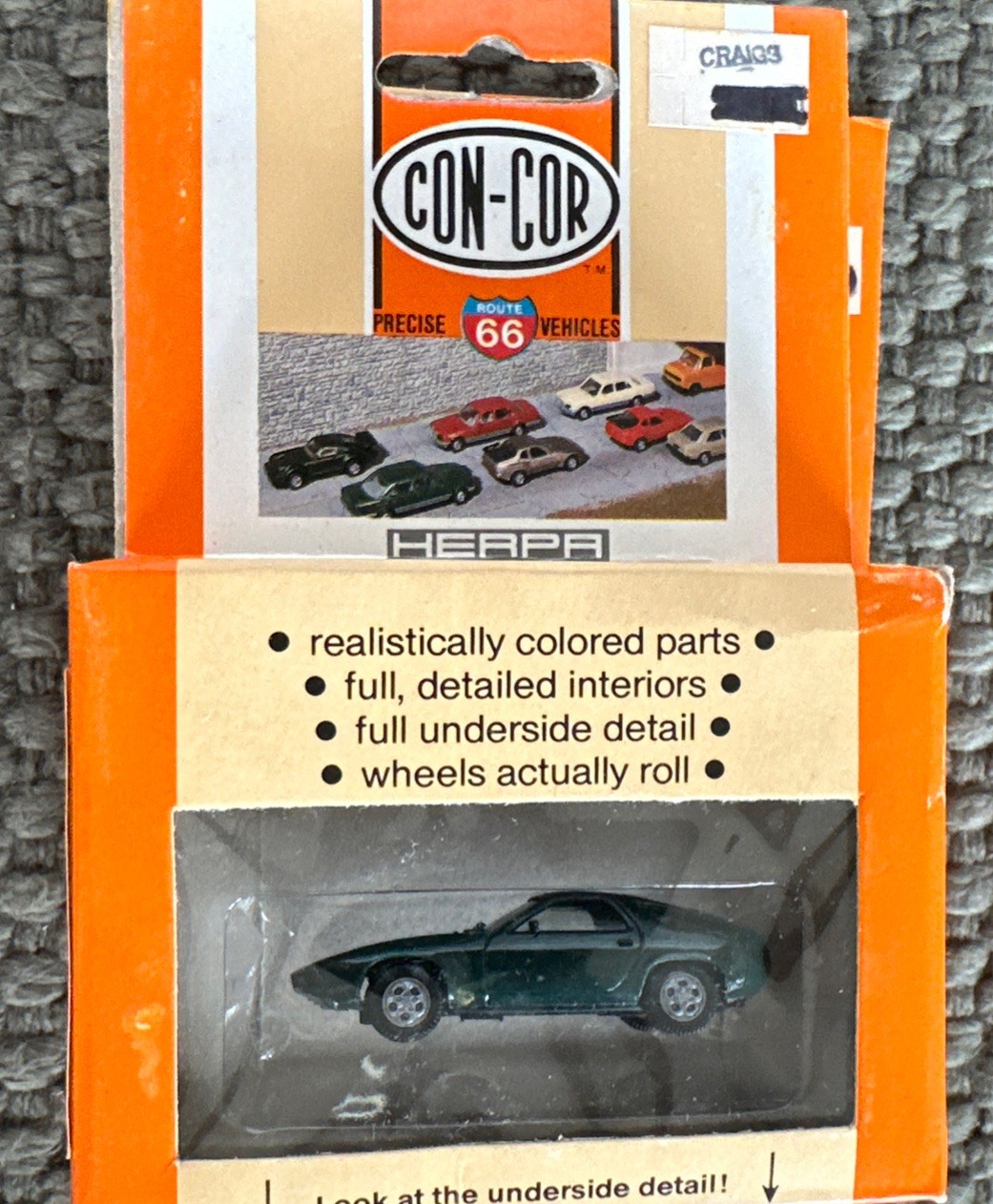 Con-Cor HO Scale 0004-000205 Porsche 928 Plastic NIP