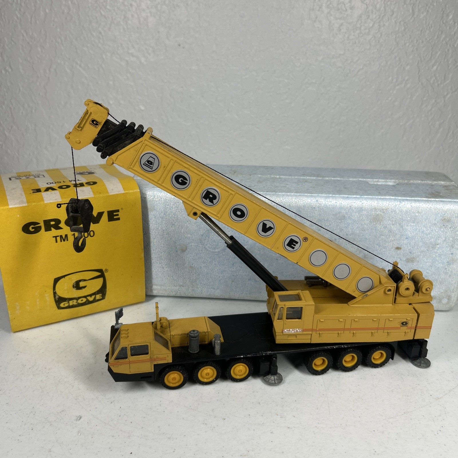 Die Cast Model pf Grove TM 1400 Crane Die Cast Large VTG
