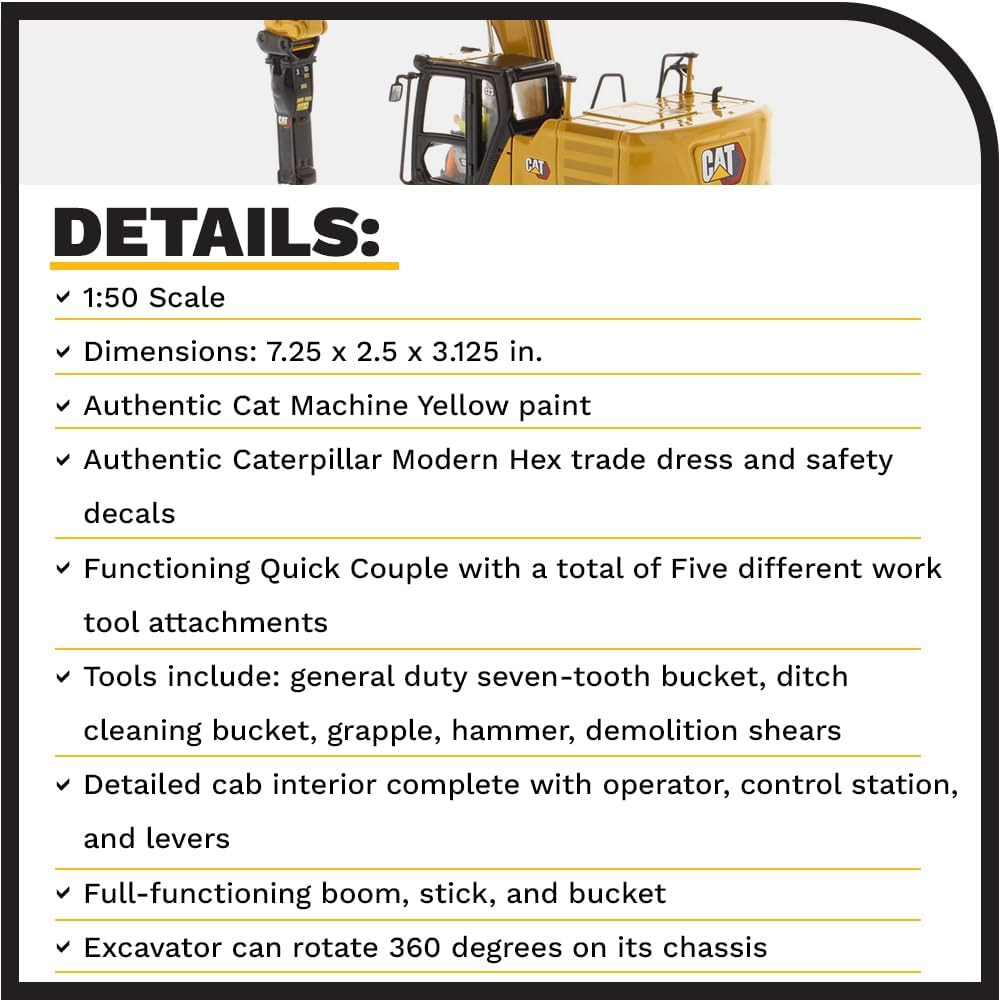 Cat 323 Hydraulic Excavator Next Generation Design W/Operator & 4 Work Tools Hi