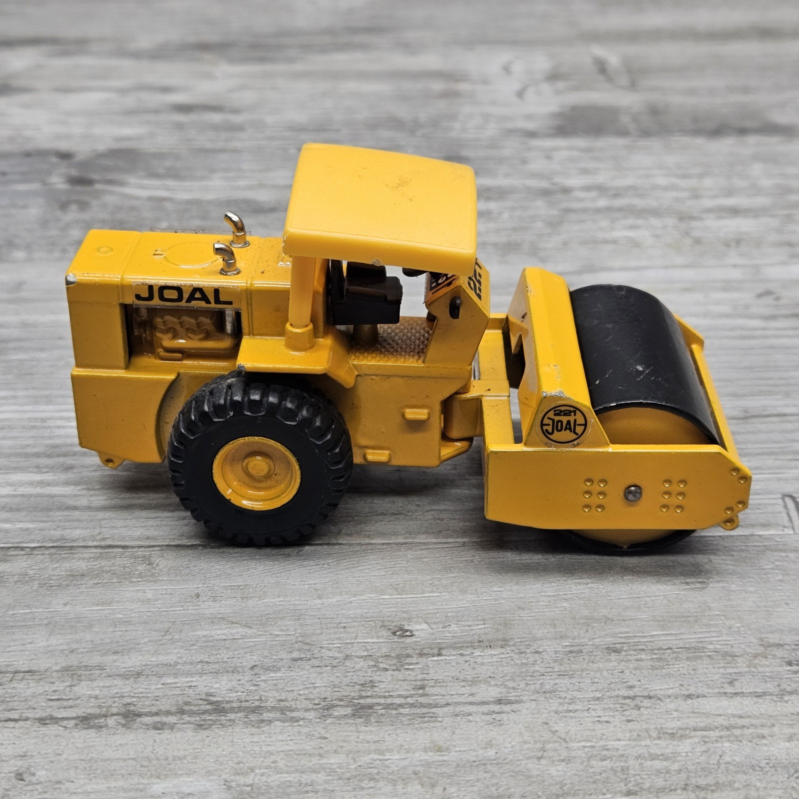 JOAL No 221 Tractor Miniatures Roller Spain Yellow & Black No Box