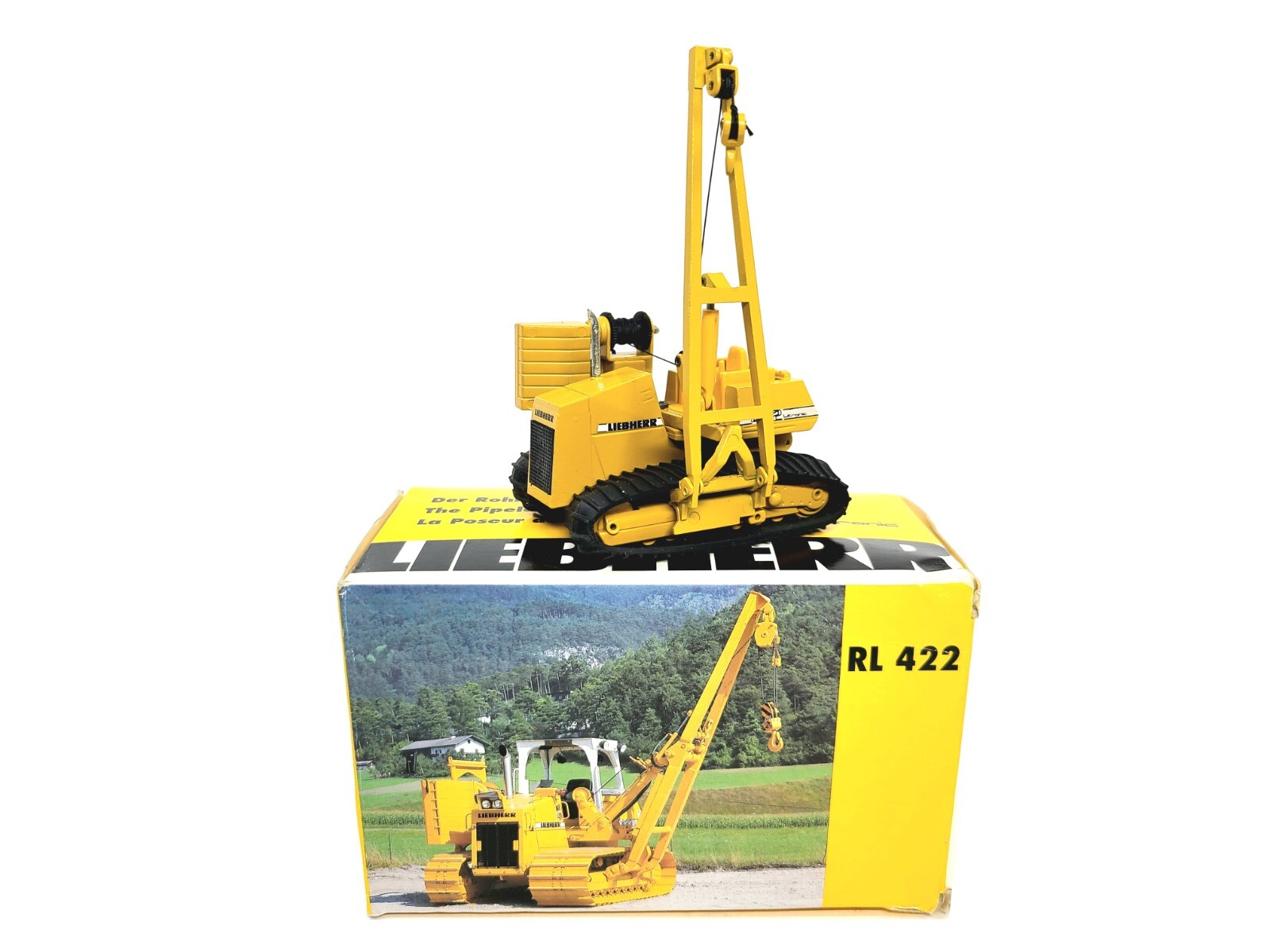 Liebherr RL422 Litronic Pipelayer – Conrad 1:50 Scale Diecast Model #2804