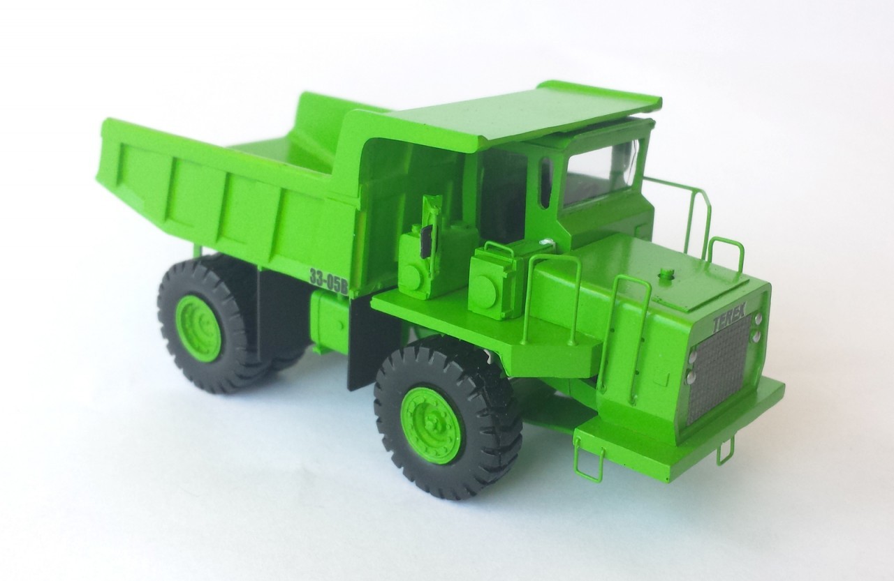 HO 1/87 Terex 30ton Dump Truck – Ready Made Resin Model by Fankit Models