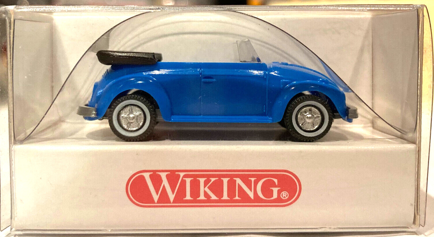 Wiking 802-0114 VW Beetle Cabriolet – Blue 1/87 (plastic) MIB