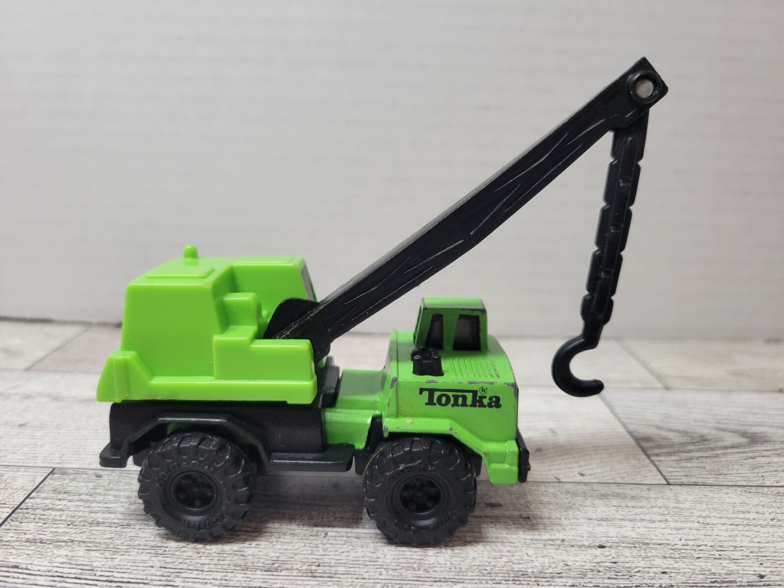 2 Vintage Mini TONKA 1992 Orange & 1994 Green Tractors Trucks