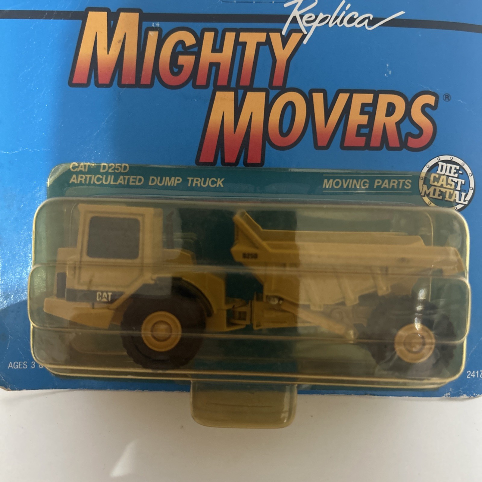 ERTL Caterpillar D25D Articulating Dump Truck Road Construction Mighty Mover bx8