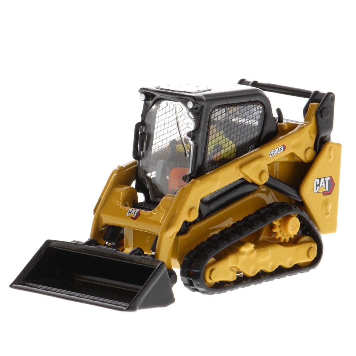 Diecast Masters 150 Scale Caterpillar 259D3 Compact Track Loader with Attachm…
