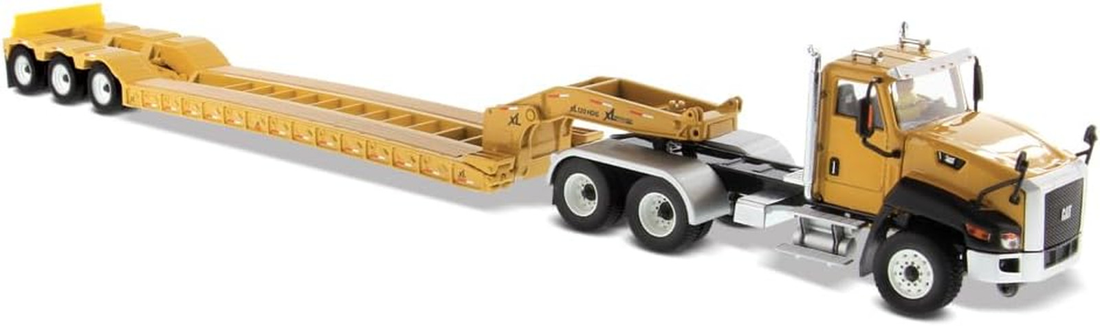 Diecast Masters 1:50 Scale Caterpillar CT660 Day Cab Tractor & XL120 Lowboy Trai