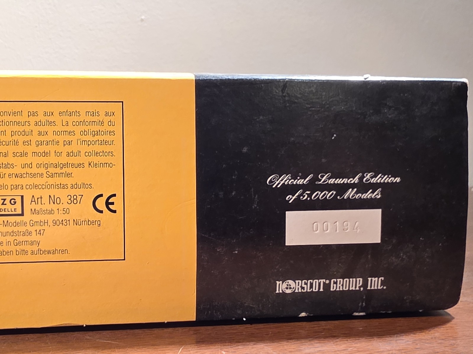 NZG 387 Caterpillar Diecast CAT 16G Motor Grader 1/50 SCALE LIMITED EDITION #194