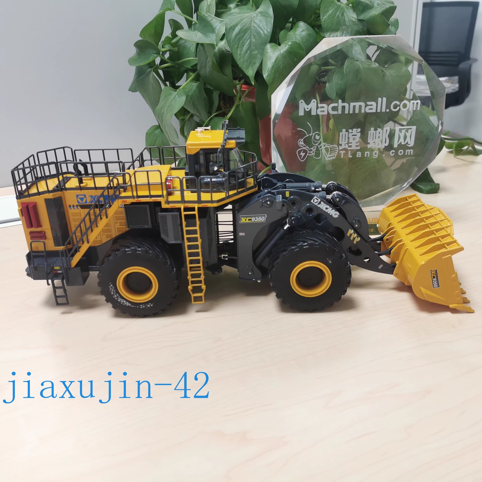 NEW XCMG XC9350 Mining Wheeled Loader Construction Equipment Diecast 1/43 Model
