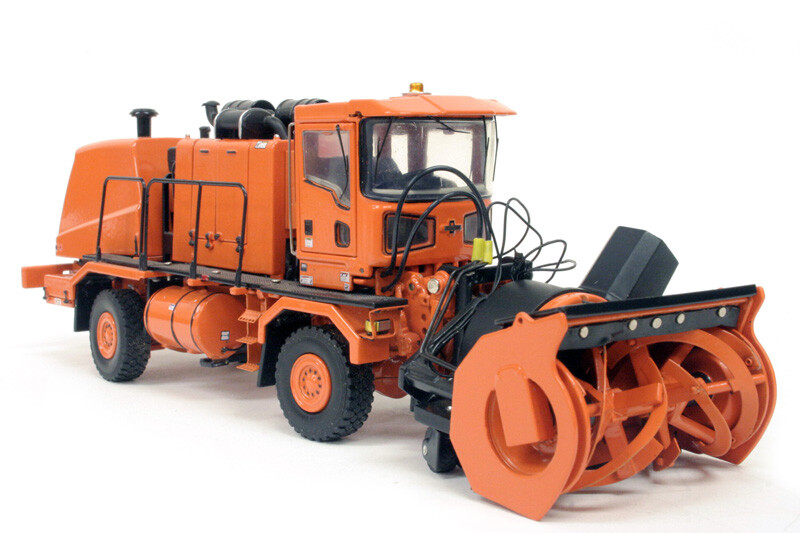 TWH 072-O Oshkosh H Snowplow / Blower Orange 1/50 Die-cast MIB