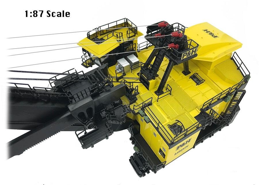 P&H 4100XPC Mining Shovel – 1/87 – Weiss – New 2019 – Diecast