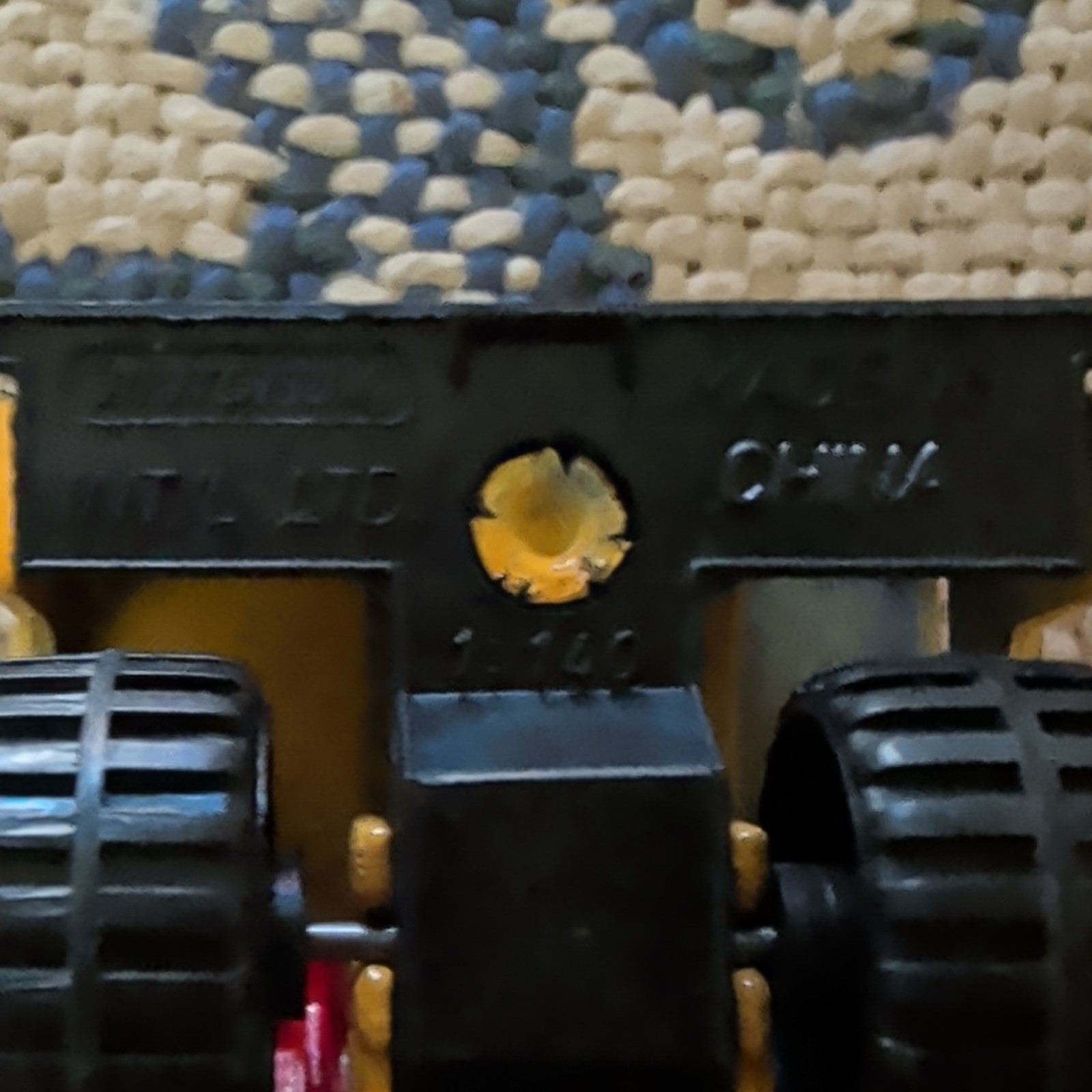 Corgi Juniors Euclid Dump Truck 1/140 Scale Diecast Yellow Red