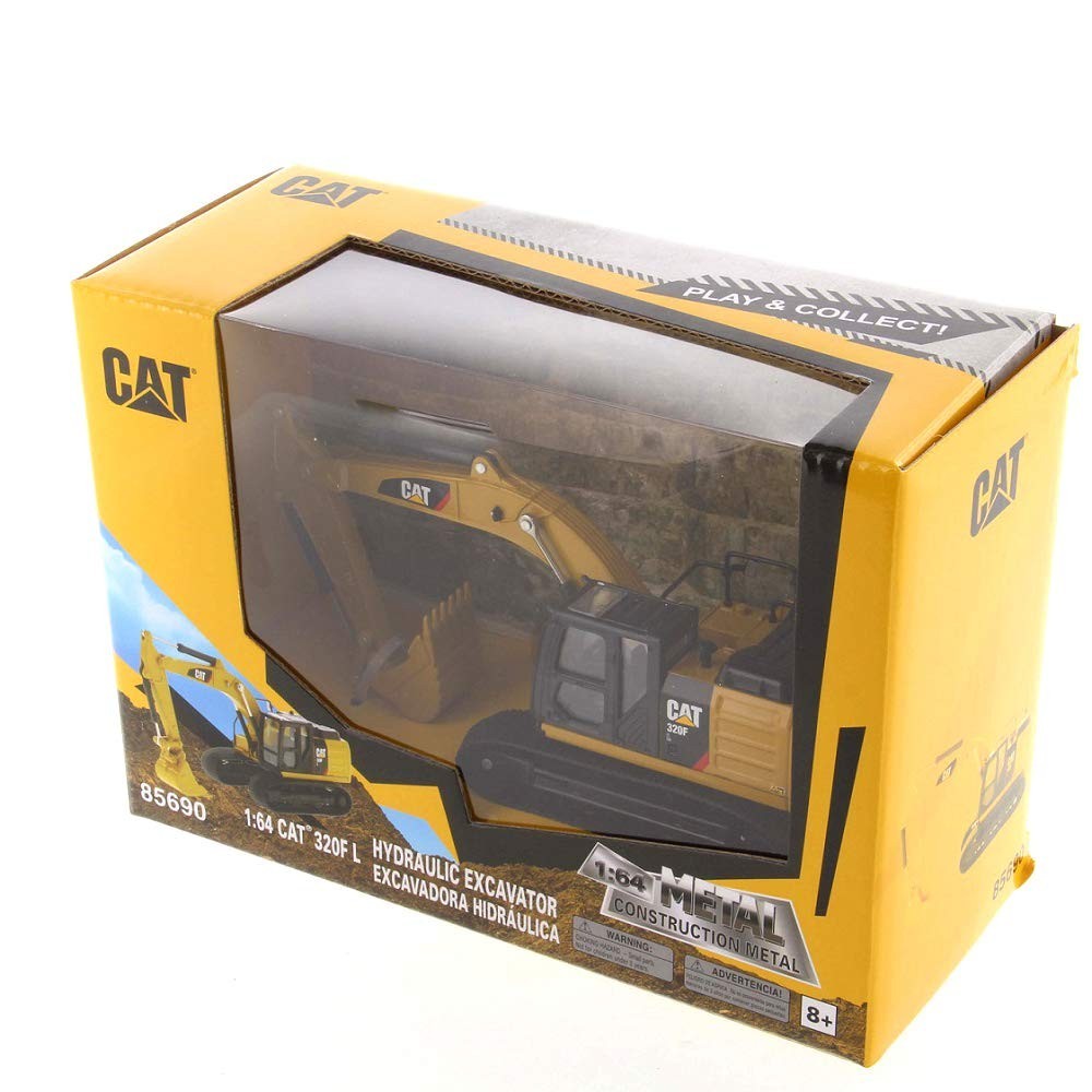 1:64 Scale Hydraulic Excavator Model – Diecast Caterpillar 320F L, Collectible C