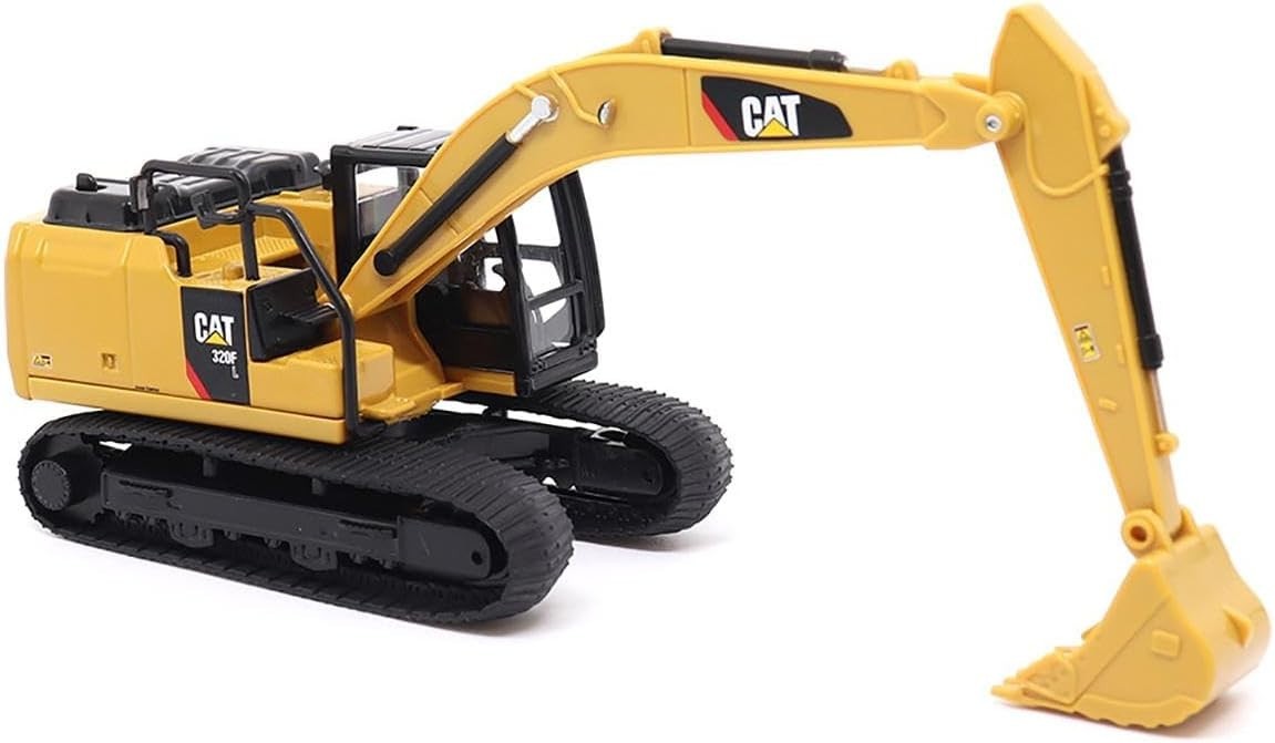 1/64 Caterpillar 320F L Hydraulic Excavator Toy – Rotating & Detailed Model