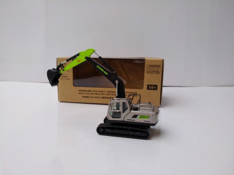 ZOOMLION 1:87 ZE210GLC Crawler Excavator Alloy Engineering Vehicle Model