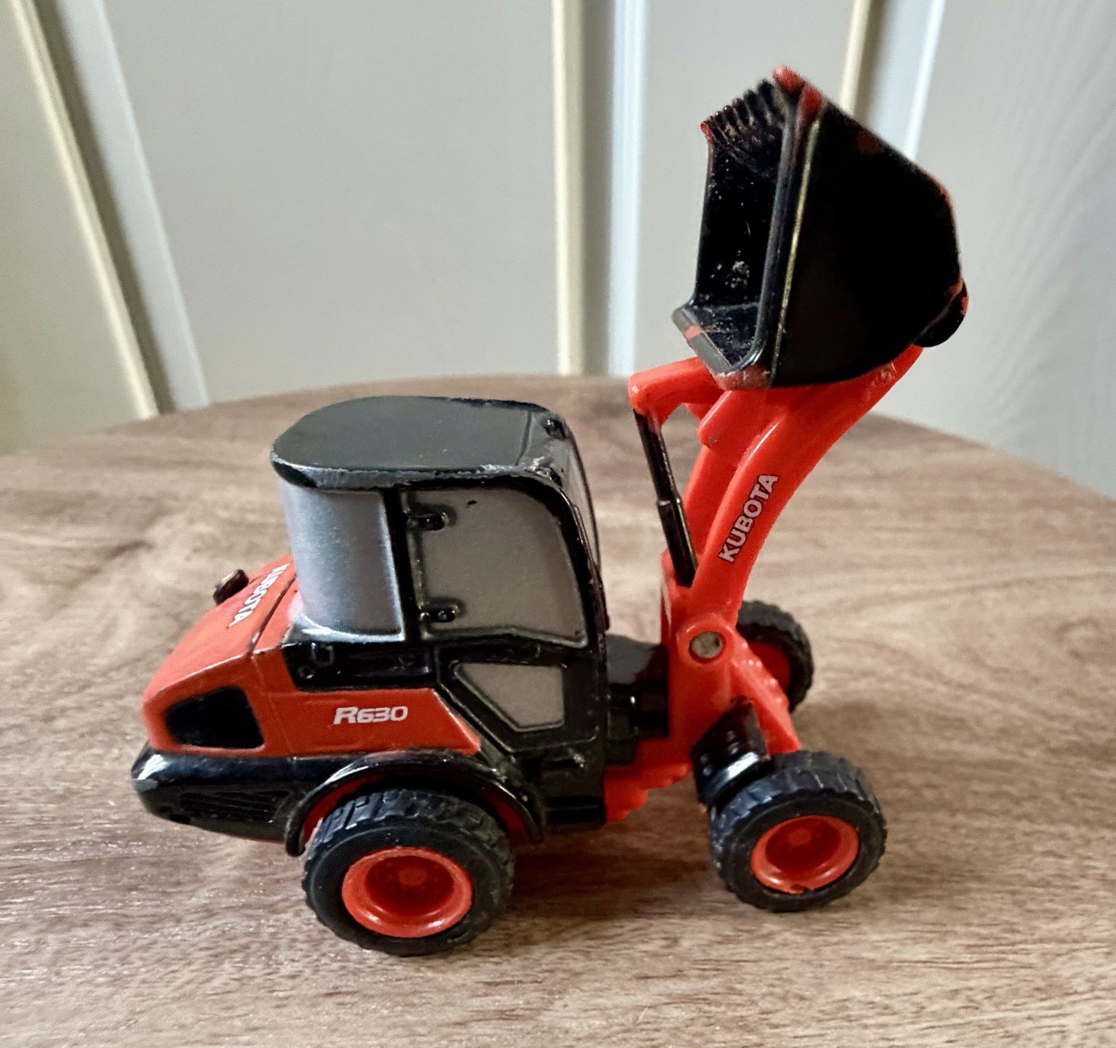 Kubota Pull-back R630 Wheel Loader Mini Toy 4” By Popak New-Ray. Loose, Works.