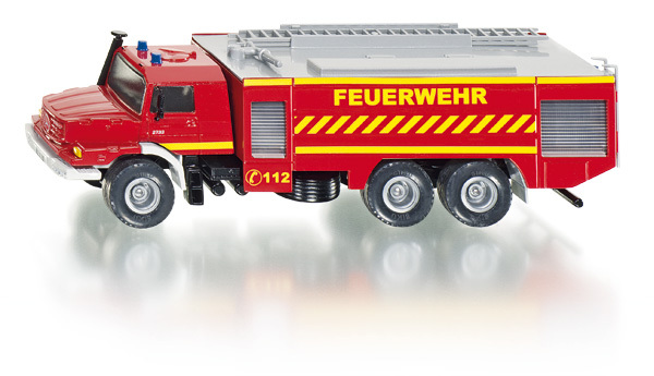 NEW SUPER SIKU 2109 Mercedes Benz Zetros Fire Engine Ladder 1:50 Diecast Model