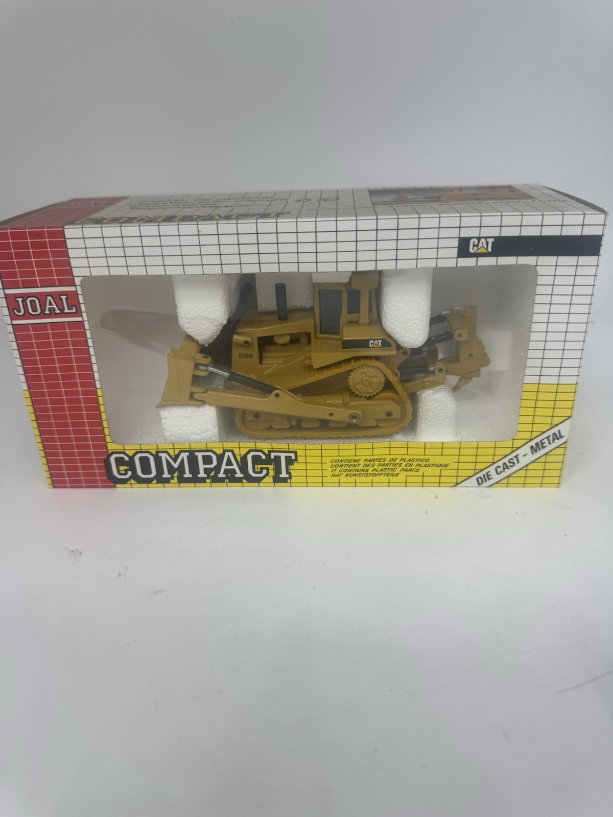 Joal #220 Compact Caterpillar D-10 Chain Tractor 1:70 Diecast with plastic parts