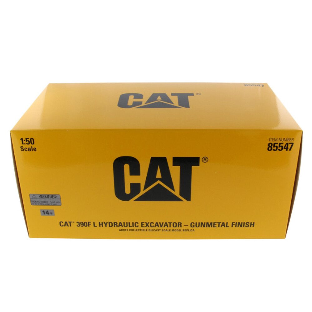 CAT CATERPILLAR 390F L HYDRAULIC EXCAVATOR GUNMETAL 1/50 DIECAST MASTERS 85547