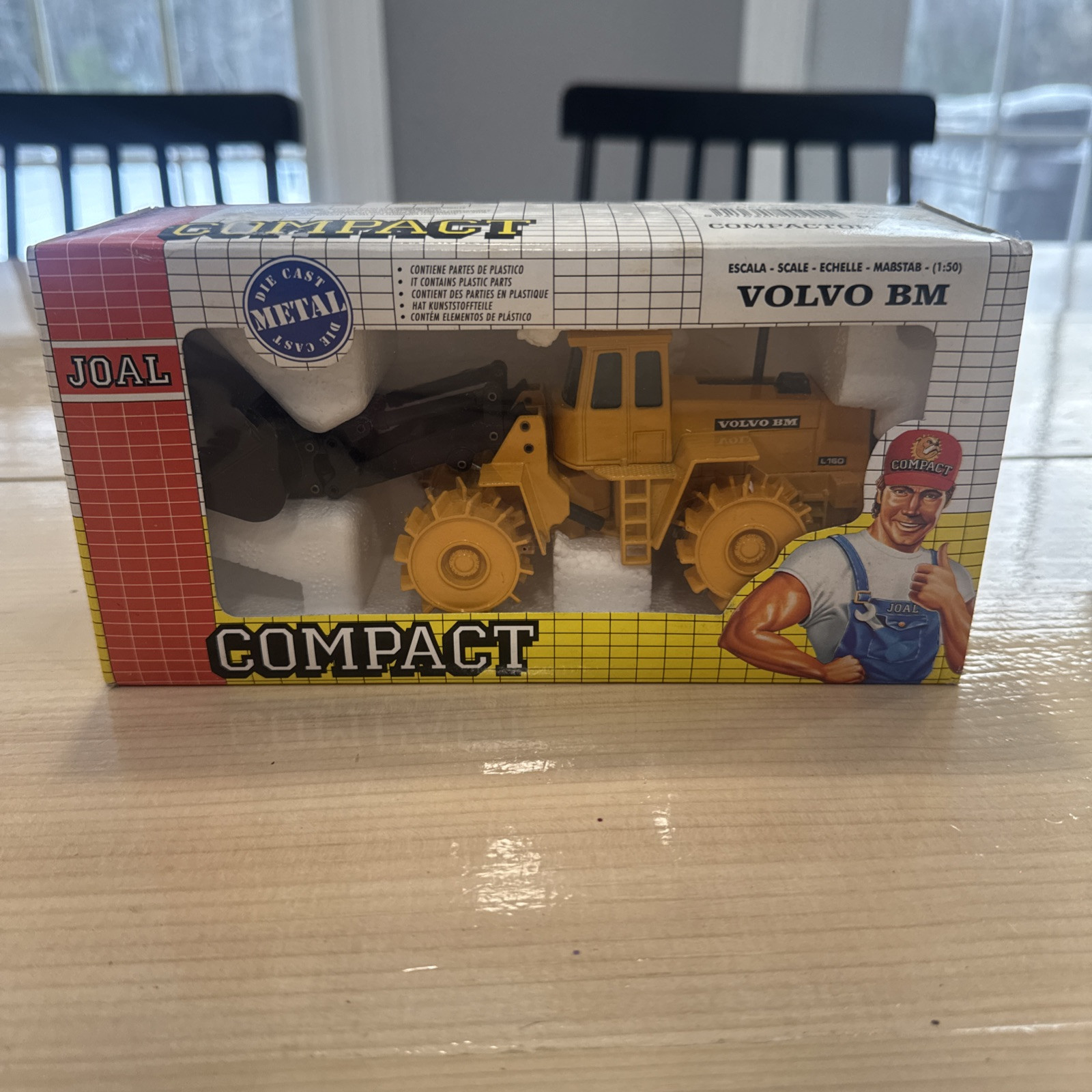 Volvo BM Compactor L160 Loader Joal Compact 1:50 Die Cast NEW in Box