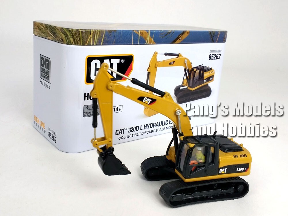 CAT 320D L 320 Excavator HO Scale (1/87) – Diecast Metal Model – Diecast Masters