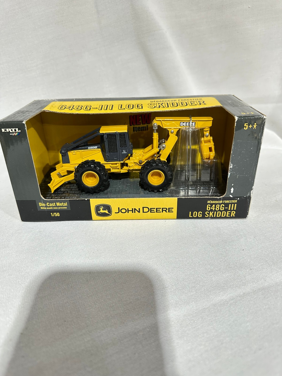 John Deere 648G-III Log Skidder Yellow Version By Ertl 1/50th Scale
