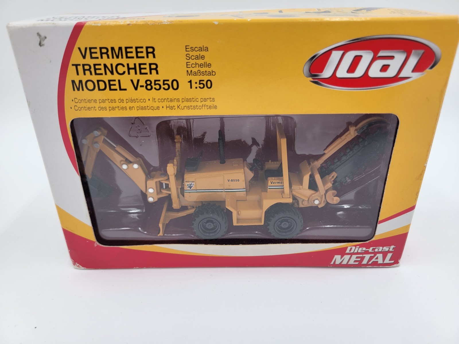 Vermeer V-8550 Trencher – ERTL DCP 1:50 Scale Diecast Model #40009 New