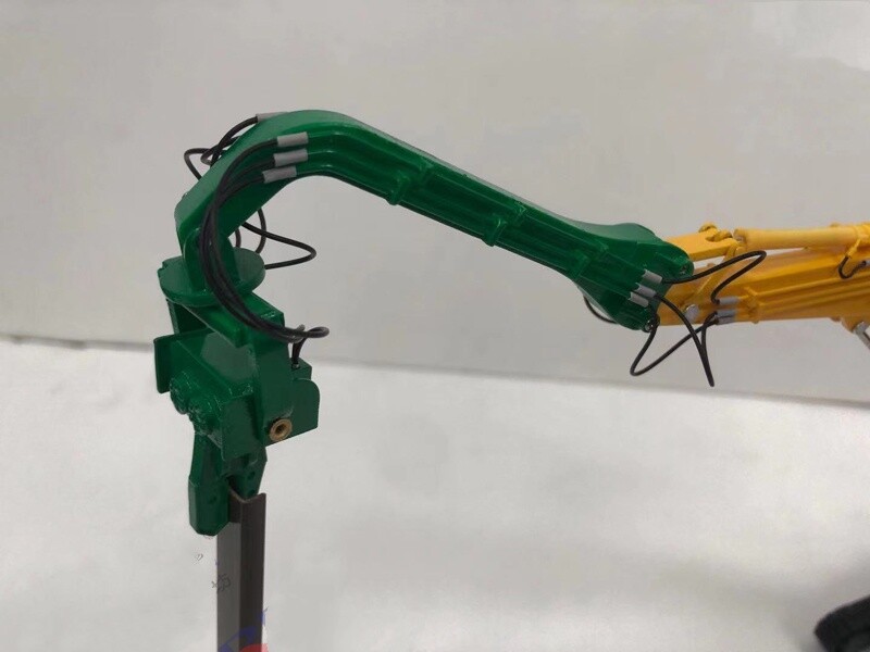1:50 PC450LC-8 Excavator Contruct Piling Machine Metal Equipment Diecast Model