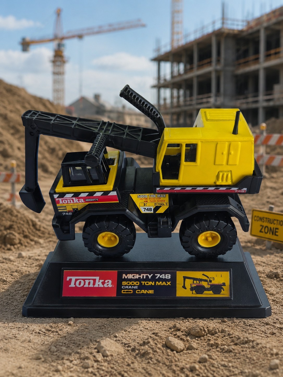 TONKA Mini 4 Inch Mighty Backhoe 748 Replica #762906 New In Box