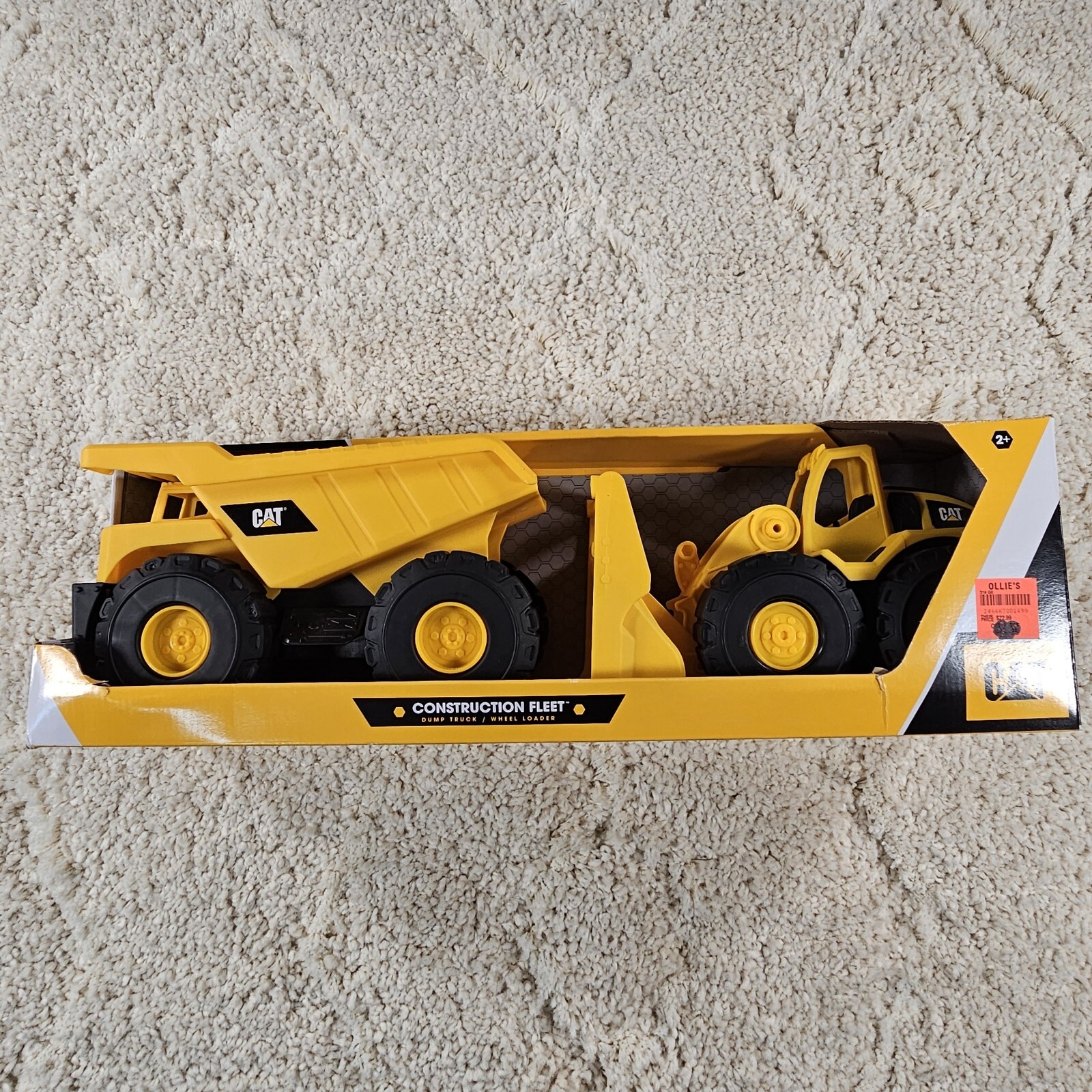 New Cat Construction Fleet Toy Dump Truck and Loader Outdoor Toys Combo Pack