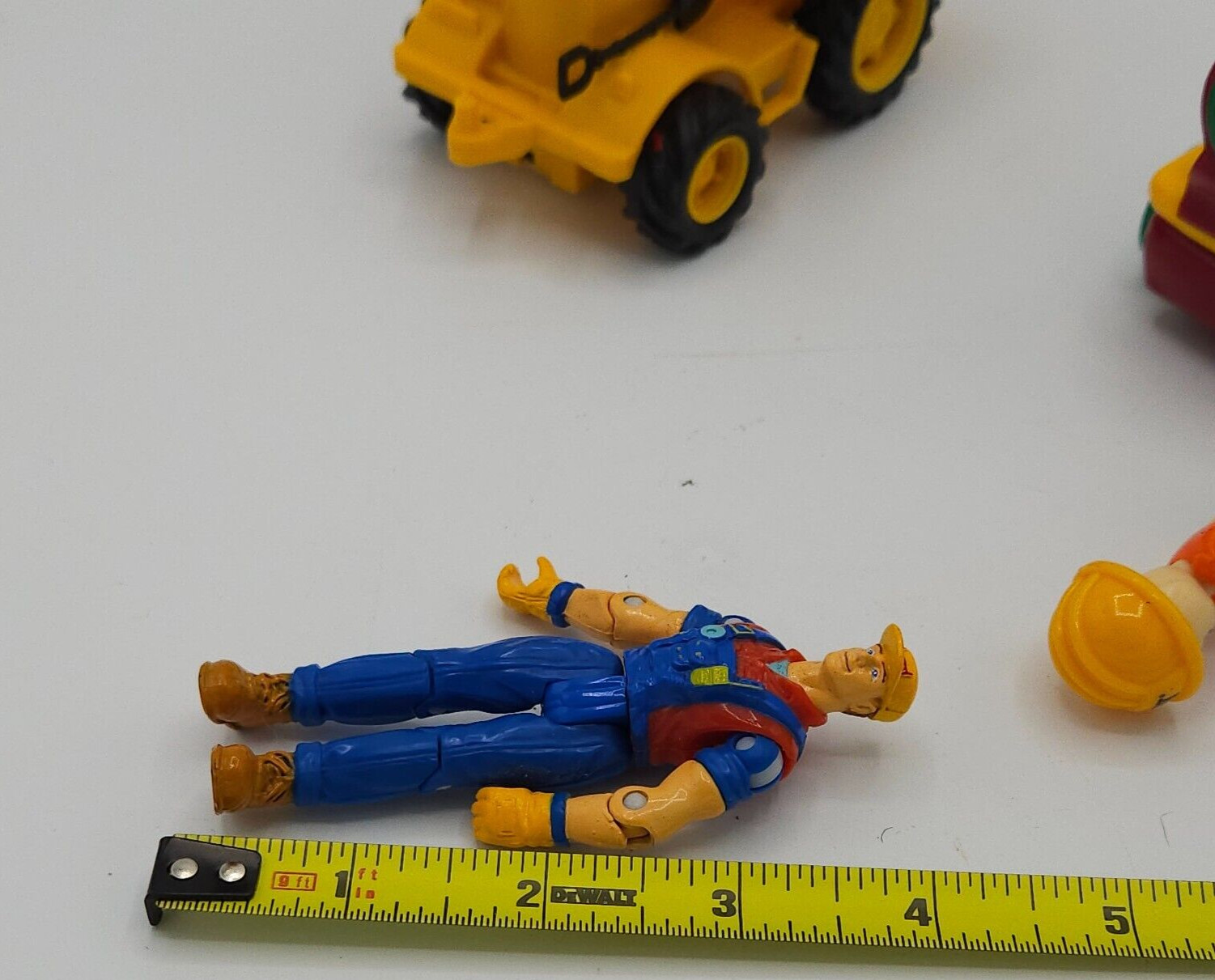 Toy State Schylling CAT Construction Dump Truck Vehicles Plastic Lot of 4