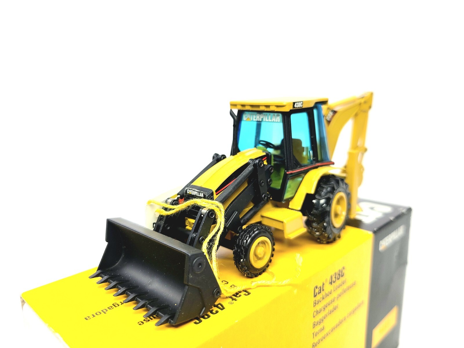 Caterpillar Cat 438C Backhoe Loader with Cab – NZG 1:50 Scale Model #430 New