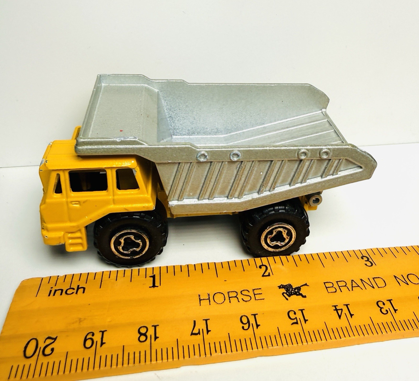 Vintage 1980s Diecast Majorette BENNE CARRIERE 1/100 Dump Truck #274 France Made