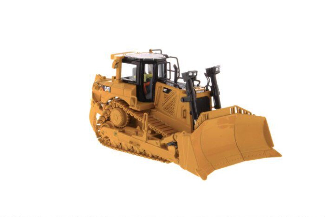 DM 1:50 CAT D8T bulldozer alloy engineering vehicle shovel model 85566C