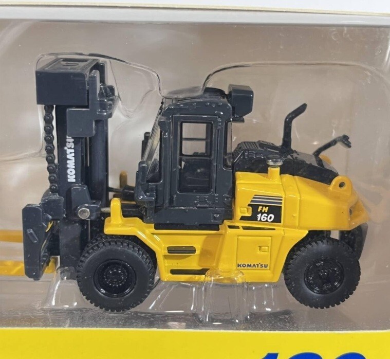 Komatsu Official Diecast Model 1:87 FORKLIFT FH160-1 miniature Limited Japan
