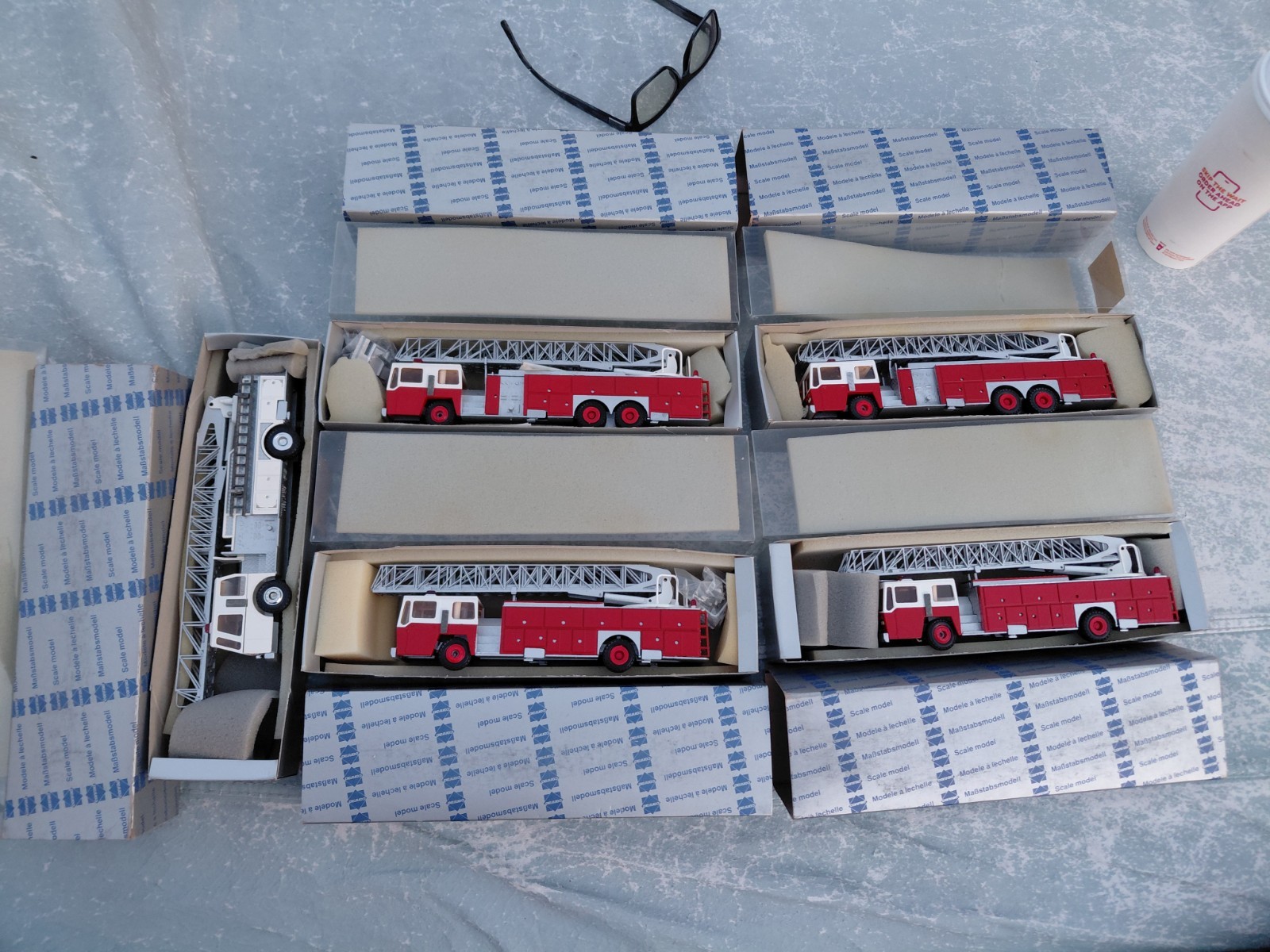 Conrad Fire Truck 1/50 Diecast W Germany 5502 5503 5504 5505 5506 Lot