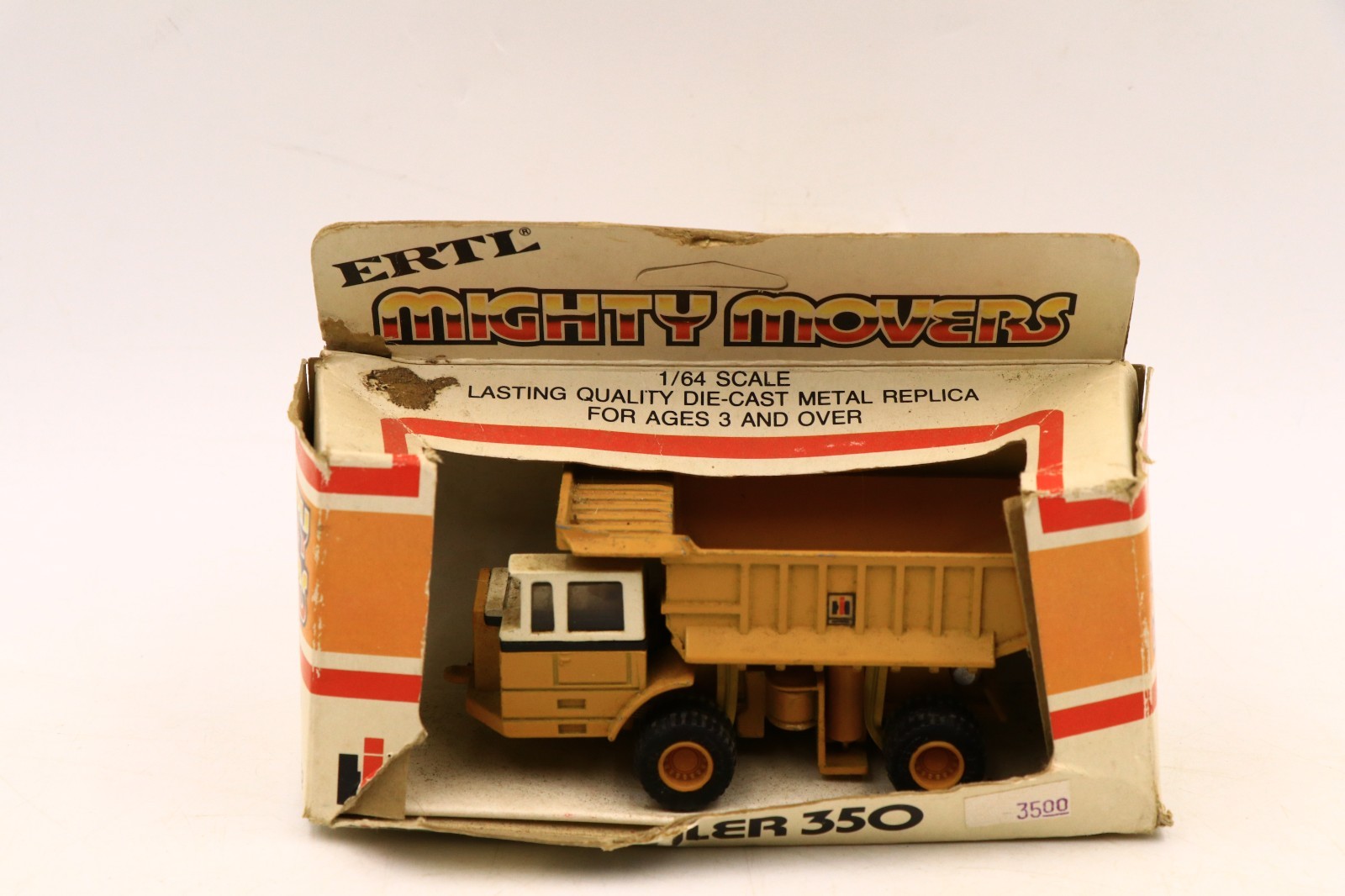 ERTL Mighty Movers IH 350 Hauler Dump Truck #1852 Never Removed From The Box