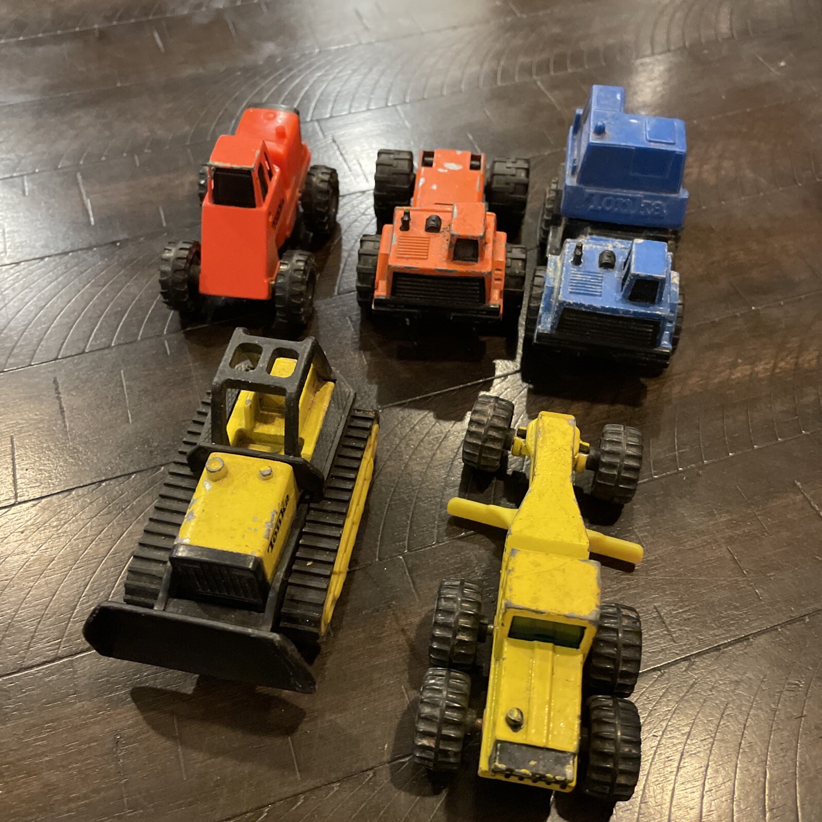 Tonka Construction Toys Front Loader Bulldozer 1992-1994 Lot Of 5 Vintage