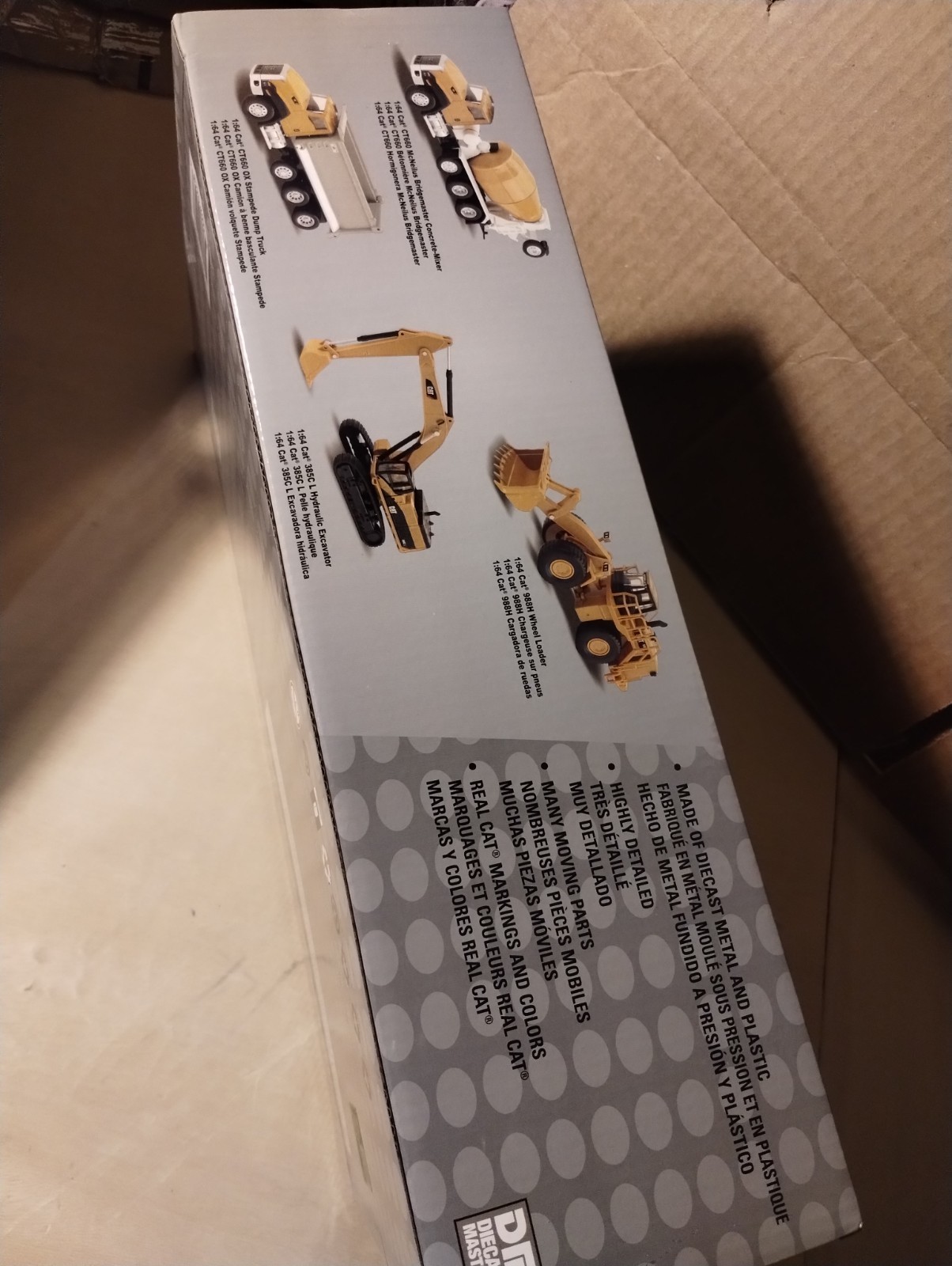 CAT 1:64 construction diecast 4 pc Concrete Mixer Dump Truck Loader Excavator