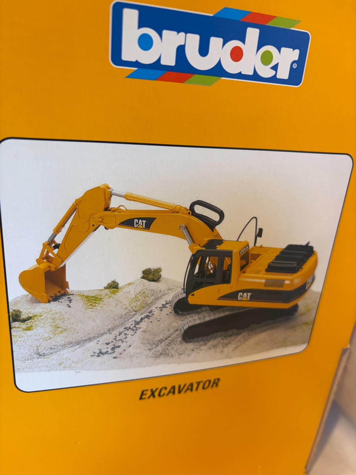 Bruder Caterpillar CAT Tracked Excavator Toy Construction (Open Box)