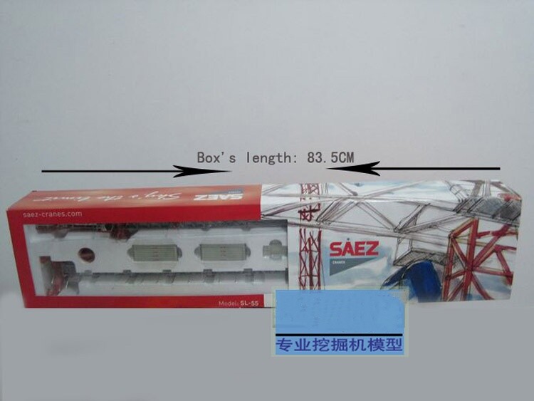 1:87 SAEZ SL-55 Tower Crane Constuction Machine Equipment Diecast Model