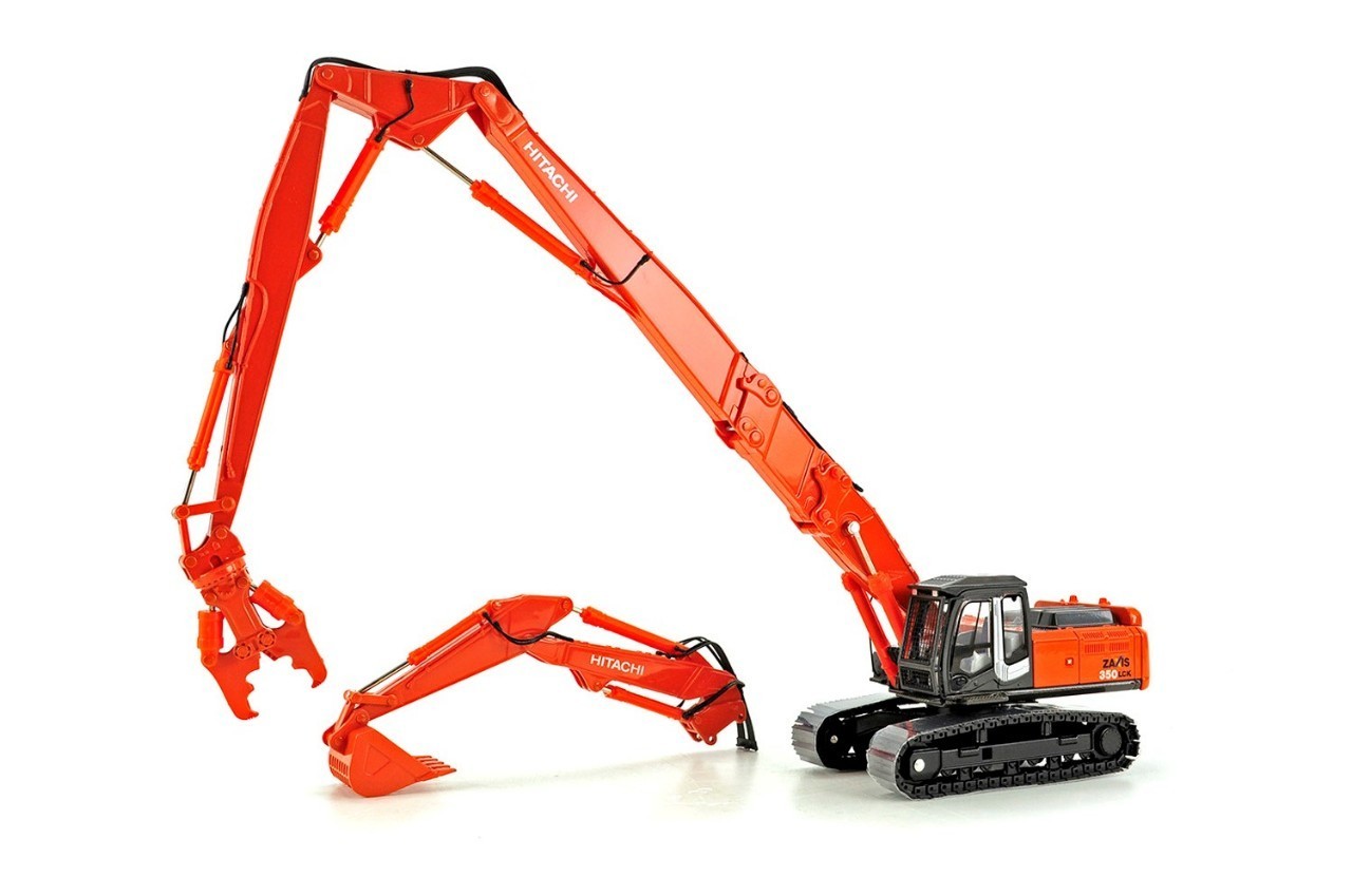 AMP 61 Hitachi ZX350 LCK High Reach Demolition Excavator w/Second Boom 1/50 MIB