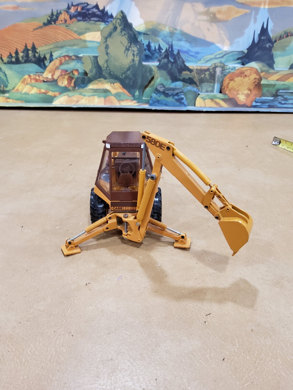 CONRAD CASE 580E ART 2931 BACKHOE 1:35