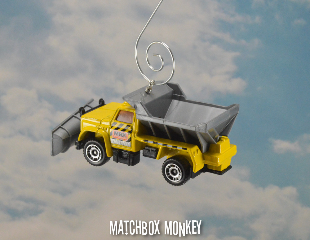 Highway Maintenance Snow Plow Salt Truck Custom Christmas Ornament 1/64 DOT MDOT