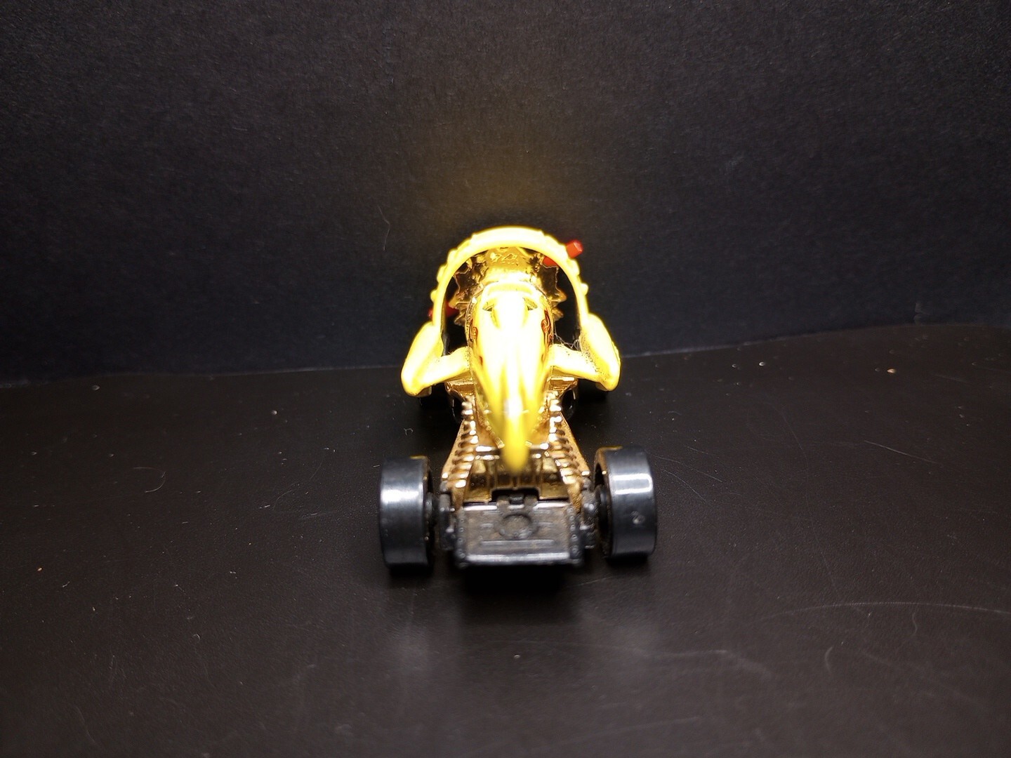 Yellow Die-Cast Tonka Bulldozer + (another) Bulldozer + Hot Wheels Dog Fighter