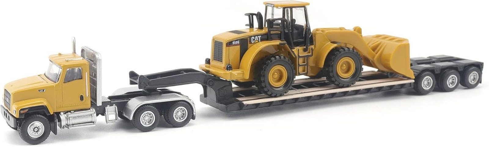 Diecast Masters 1/87 Caterpillar CT681 Day Cab with Lowboy & 950G Wheel Loader 8