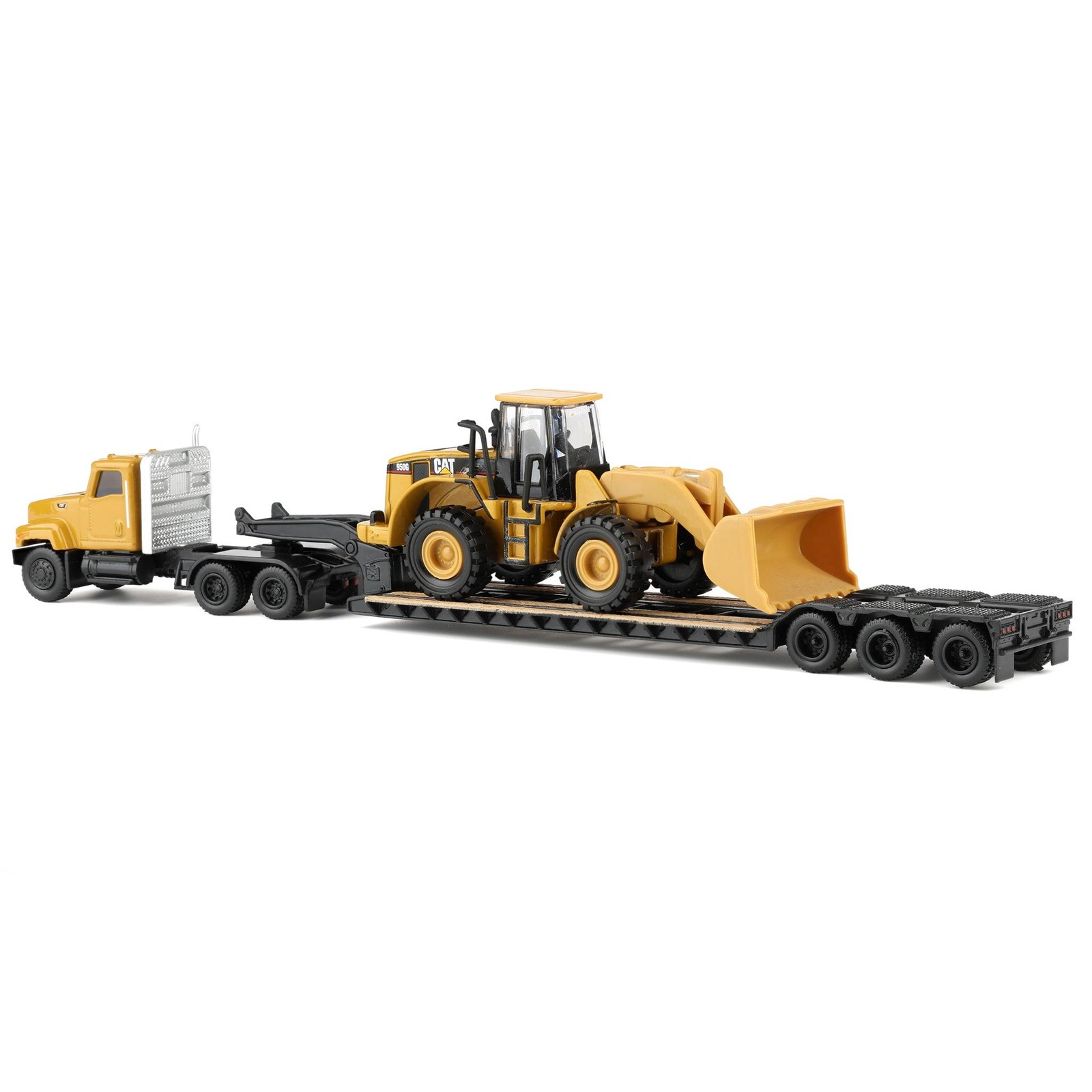 Diecast Masters 1/87 Caterpillar CT681 Day Cab Lowboy & 950G Wheel Loader 84418
