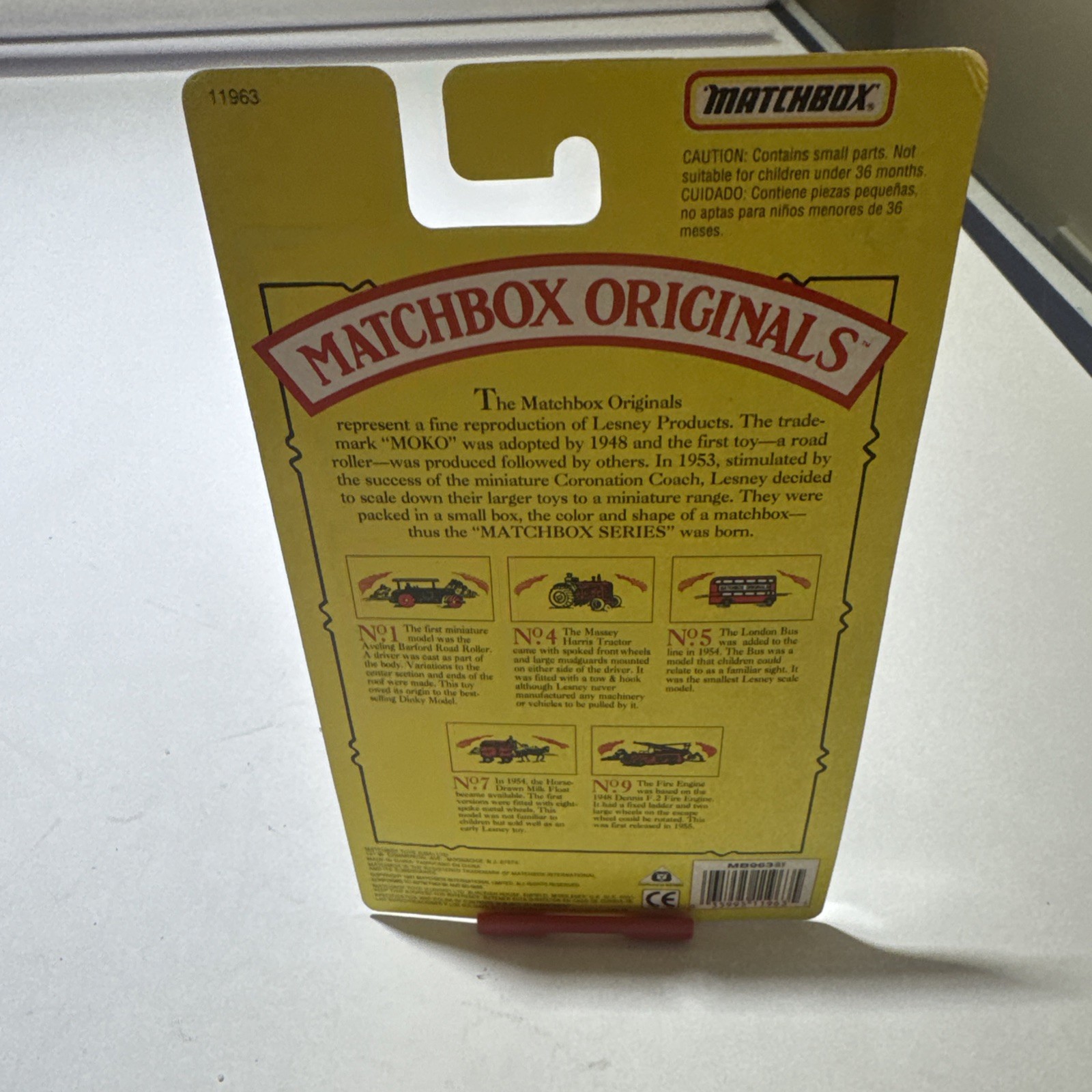 Matchbox Originals #4 Massey Harris Tractor Amoko Lesney Recreation NIB Sealed